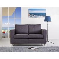 Leader Lifestyle Oxford Aston Grey Modern 2 Seater Fabric Sofa