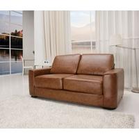 leader lifestyle winston brown vintage leather sofa bed