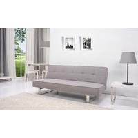 Leader Lifestyle Coco Peppered Grey Fabric Sofa Bed