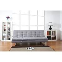 Leader Lifestyle Milano Peppered Grey Fabric Sofa Bed