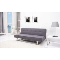 Leader Lifestyle Coco Willow Grey Fabric Sofa Bed
