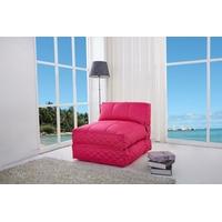 Leader Lifestyle Big Chil Cheerful Pinkl Fabric Futon Chair Bed