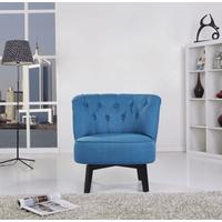 leader lifestyle jade turquoise swivel chair