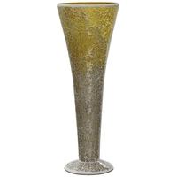 Lemon Sparkle Mosaic Trumpet Vase (Set of 4)