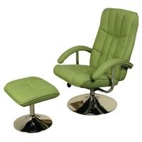 Lexus Green TV Chair with Footstool