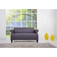 Leader Lifestyle Victoria Grey Pebble 2 Seater Fabric Sofa