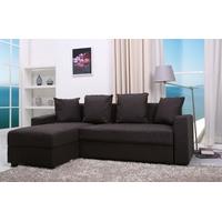 Leader Lifestyle Casa Grey with Storage in Charcoal Fabric Platform Sofa Bed