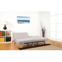 Leader Lifestyle Royale Grey Foldable Futon Versatile Peppered Fabric Sofa bed