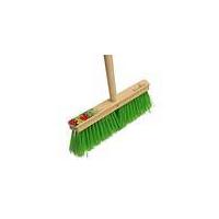 Leaf Brush 35 cm with extra long Elaston Bristle and 2 piece Handle