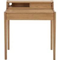 leonie compact desk oak