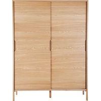 ledger sliding wardrobe oak