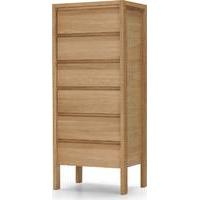 Ledger Tallboy Chest of Drawers, Oak