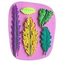 Leaves Leaf Shaped Fondant Cake Chocolate Silicone Molds, Decoration Tools Bakeware