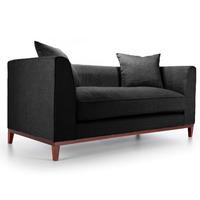 Lenoy 3 Seater Fabric Sofa Dark Grey