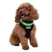 LED Luminous Mesh Pets Safety Belt Harness for Pets Dogs(Assorted Sizes and Colours)