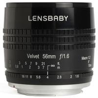 Lensbaby Velvet 56mm f1.6 Lens - Canon Fit - Black