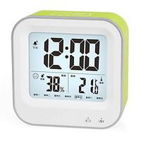 LED Rechargeable Alarm Clock Luminous Electronic Hygrometer