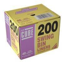 Le Cube Swing Bin Liner Dispenser Pack Pack of 200