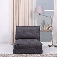 leveson denim fabric chairbed in pebble grey