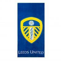 leeds united crest towel