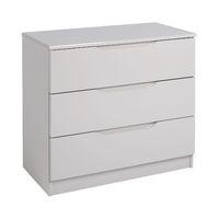 Legato 3 Drawer Chest Cashmere Gloss