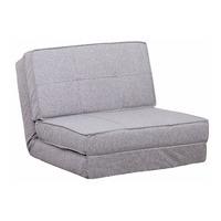 Levi Fabric Chair Bed Peppered Grey