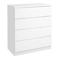 Legato 4 Drawer Chest White Gloss