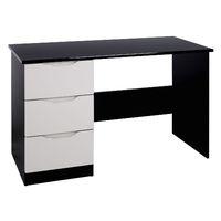 legato dressing table black and cashmere gloss