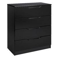 Legato 4 Drawer Chest Black Gloss