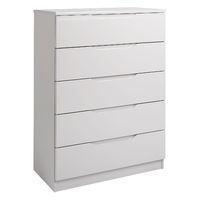 Legato 5 Drawer Chest Cashmere Gloss