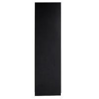 legato tall 5 door mirrored wardrobe black and cashmere gloss