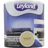 Leyland Paint Water Based Interior Vinyl Matt Emulsion Harvest Haze 2.5 Litre