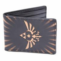 Legend of Zelda Triforce Bifold Wallet (Black/Gold)