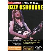 learn to play ozzy osbourne dvd