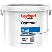 Leyland Trade Contract Matt - Brilliant White - 10L