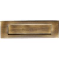 Letterbox Colour: Antique Brass, Size: 7.62 cm H x 25.4 cm W