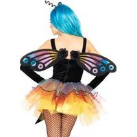 leg avenue strapless butterfly wings black