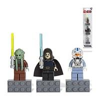 Lego Star wars - Magnet set (Kit Fisto, Barriss Offee, Captain Jag) - Lego elements are glued together