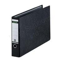 Leitz Board Lever Arch File Oblong Landscape 77mm Spine A3 Black Ref 1073-00-95 [Pack 2]