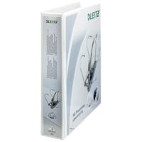 Leitz Presentation Lever Arch File 180 Degree Opening 80mm Spine A4 White Ref 42250001 [Pack 10]