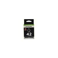 lexmark 18y0142e lexmark 42 black inkjet return print cartridge