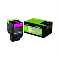 Lexmark 802HM High Yield Toner Cartridge - Magenta