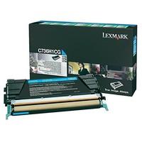 lexmark c736 x736 return toner cartridge cyan