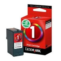 Lexmark Cartridge No. 1 - Print cartridge - 1 x colour (cyan, magenta, yellow) - blister