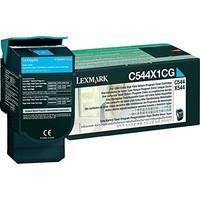 Lexmark C544/X544 Series Extra High Yield Return Program Toner Cartridge - Cyan LE0C544X1CG