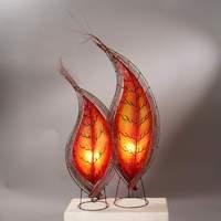 Leaf-shaped KUSUMA table lamp 71 cm