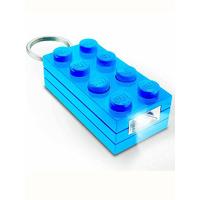 lego brick keylight keyring blue