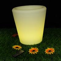 LED Illuminated Flower Pot
