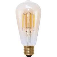 LED (monochrome) Segula 230 V E27 6 W = 42 W Warm white EEC: A+ Bulged (Ø x L) 65 mm x 142 mm dimmable, Filament 1 pc(s