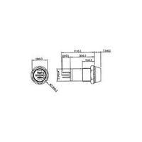 LED indicator light White 12 Vdc 20 mA SCI R9-106L-01, WHITE